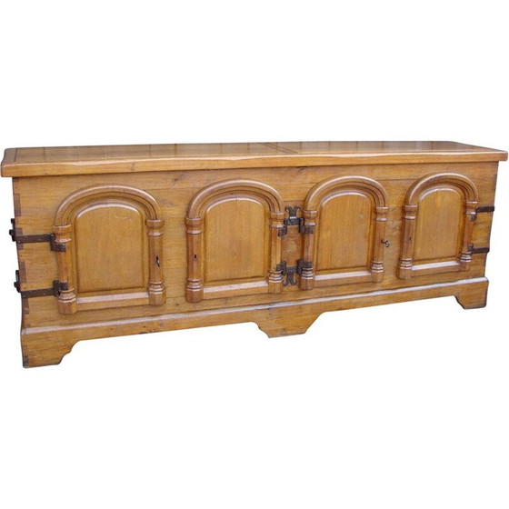 Image 1 of Vintage oakwood highboard, 1950