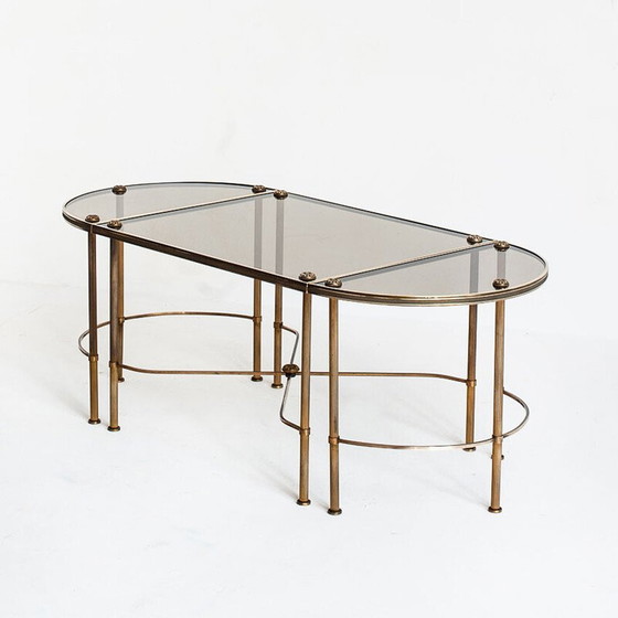 Image 1 of Vintage three-piece coffee table by Maison Jansen, France 1960