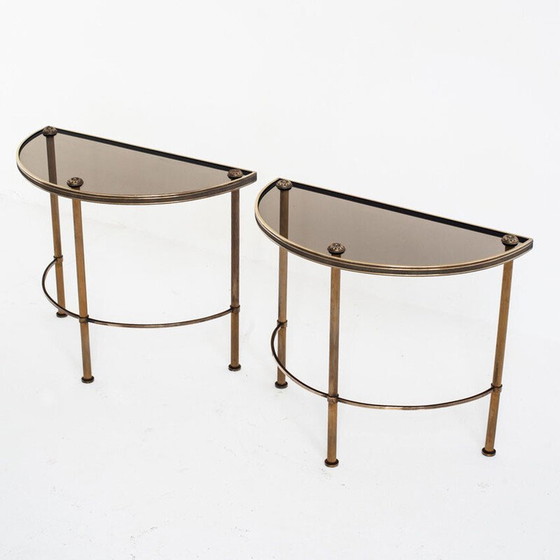 Image 1 of Vintage three-piece coffee table by Maison Jansen, France 1960