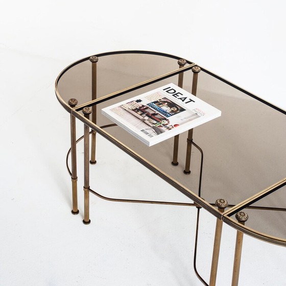 Image 1 of Vintage three-piece coffee table by Maison Jansen, France 1960