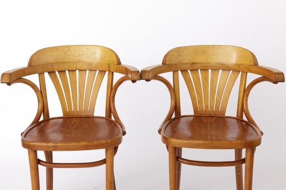 Image 1 of Sedie vintage di Radomsko Zmg, Polonia, legno curvato, faggio, anni '70