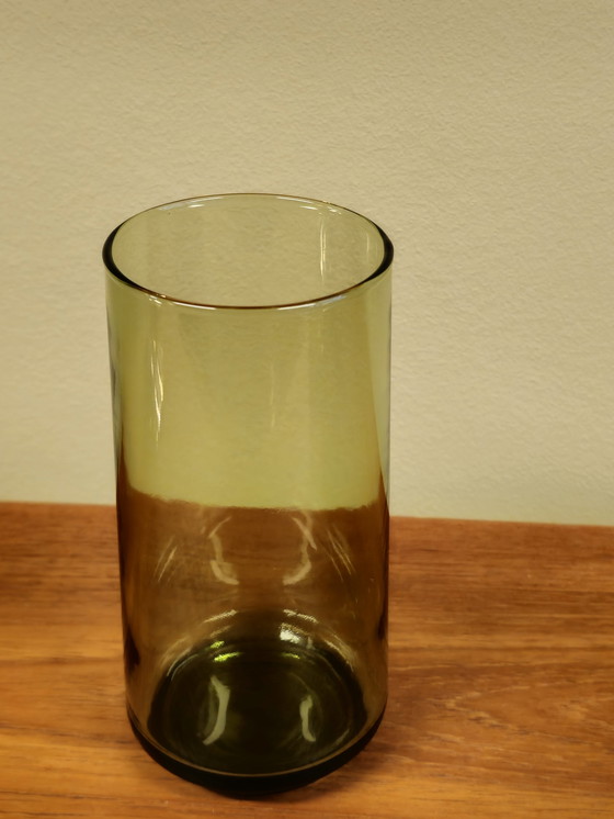 Image 1 of Vintage Carafe Water Jug Water Glasses Glasses Lime Green Glasses Green
