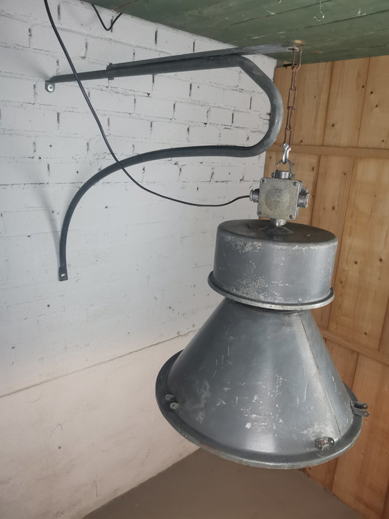 Image 1 of 2x IIndustrial pendant lamp on wall bracket