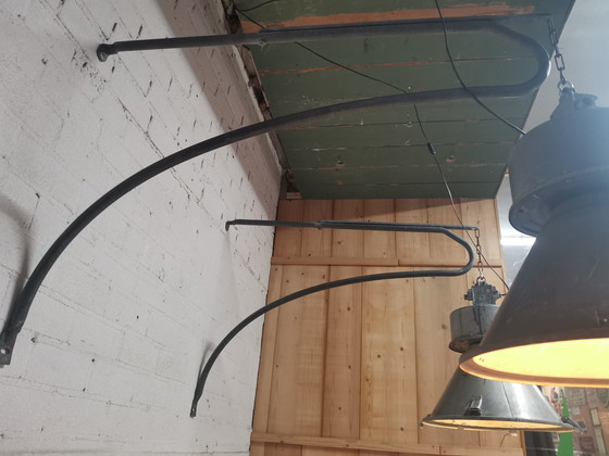 Image 1 of 2x IIndustrial pendant lamp on wall bracket