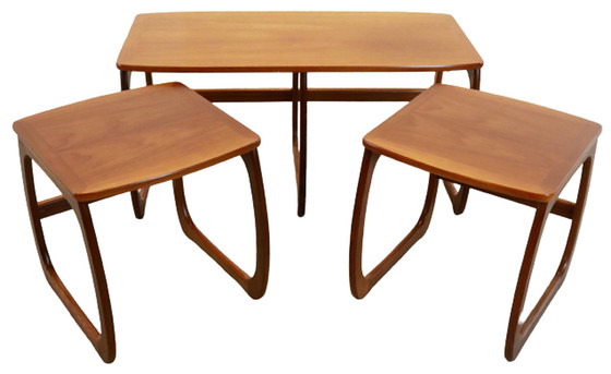 Image 1 of Parker Knoll Coffee Table with Two Side Tables 'Rossington'