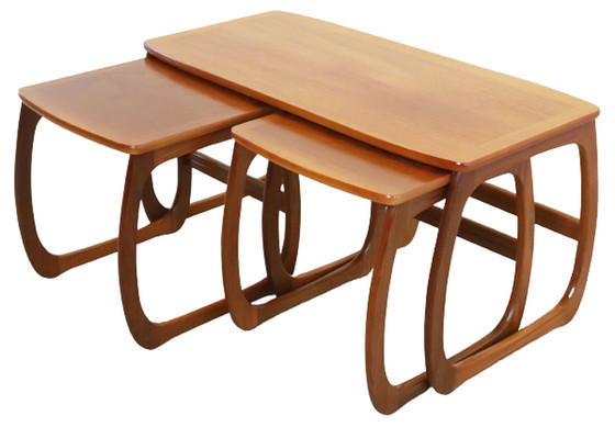 Image 1 of Parker Knoll Coffee Table with Two Side Tables 'Rossington'
