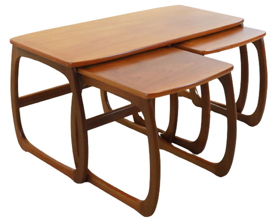 Image 1 of Parker Knoll Coffee Table with Two Side Tables 'Rossington'
