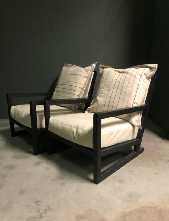 Image 1 of 2x B&B Italia lounge chairs Antonio Citterio