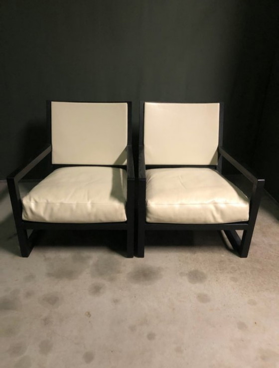 Image 1 of 2x B&B Italia lounge chairs Antonio Citterio