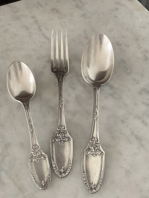 Silver Metal Cutlery