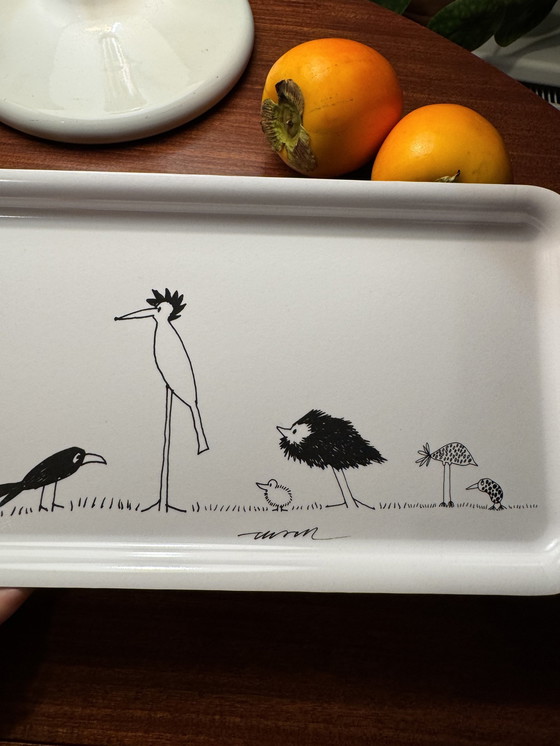 Image 1 of Ikea Tray Önskedröm, Olle Eksell Design, Birds 50Cm