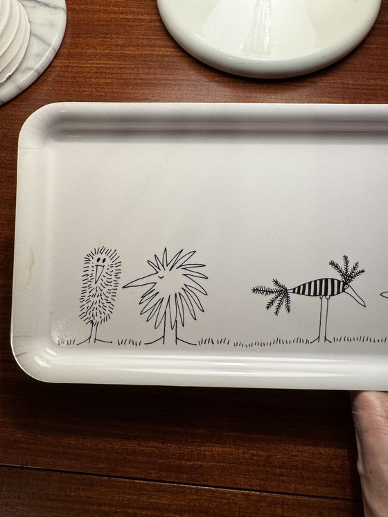 Image 1 of Ikea Tray Önskedröm, Olle Eksell Design, Birds 50Cm