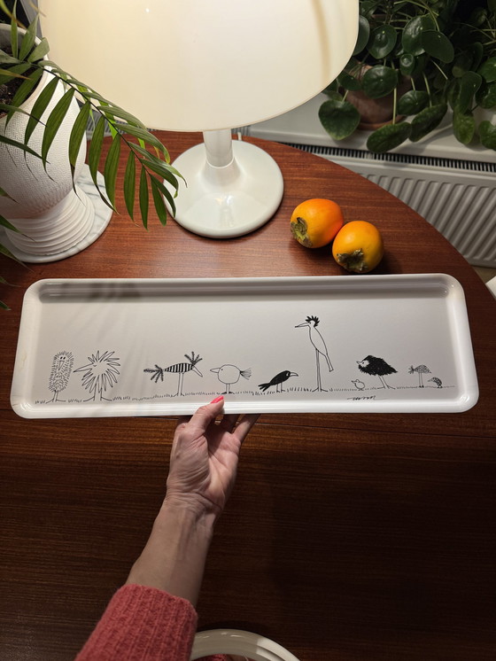 Image 1 of Ikea Tray Önskedröm, Olle Eksell Design, Birds 50Cm