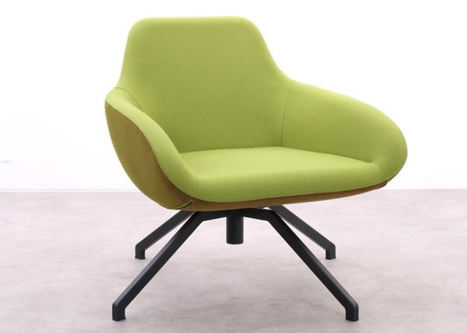 Alma Design X Big Armchair Green/Yellow