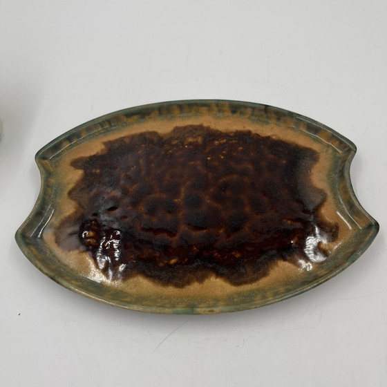 Image 1 of Tray Pour Fumeur Art Déco De La Faïencerie De Thulin