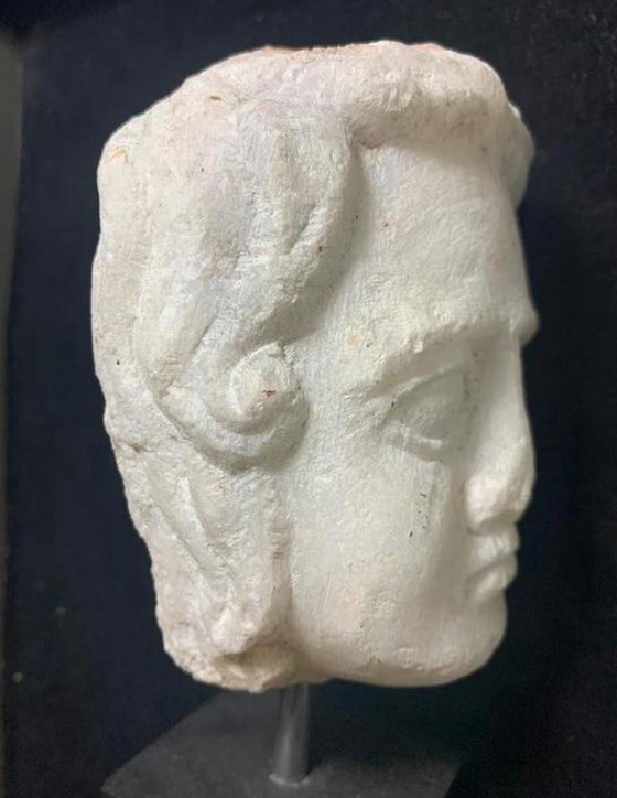 Image 1 of Marble Head on Pedestal