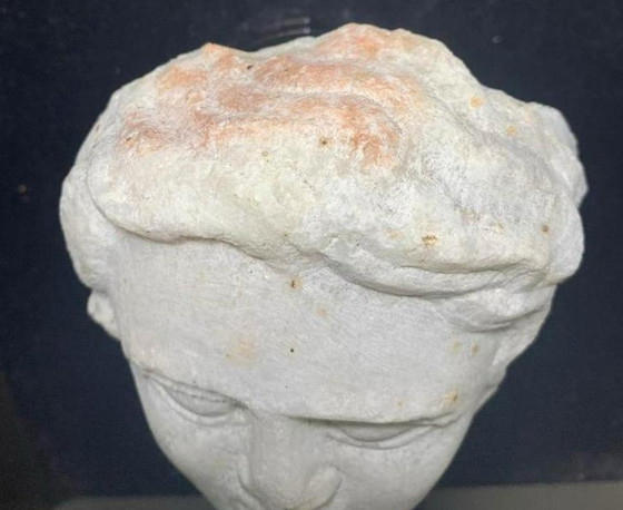 Image 1 of Marble Head on Pedestal