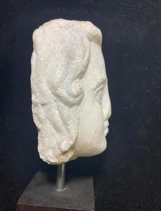 Image 1 of Marble Head on Pedestal