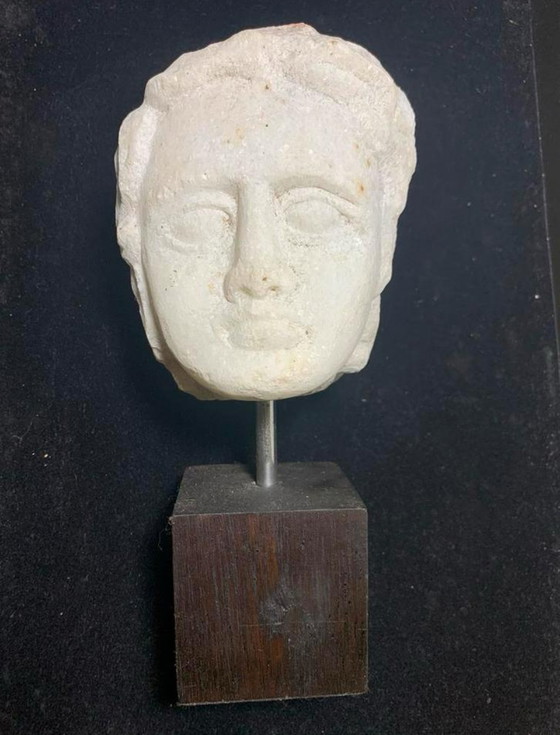 Image 1 of Marble Head on Pedestal