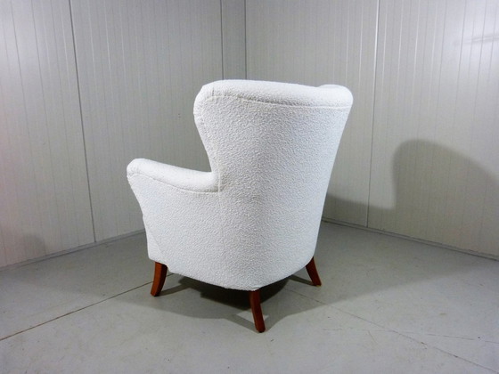 Image 1 of Mid Century Boucle Armchair