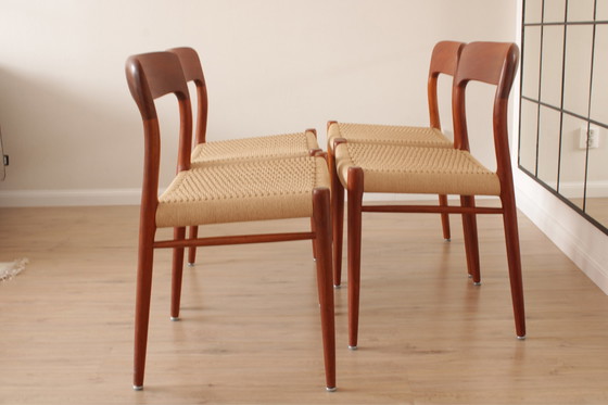 Image 1 of 4x Niels Otto Møller dining room chairs