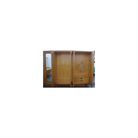 Image 1 of Vintage walnut burl bedroom set by Osvaldo Borsani, 1950
