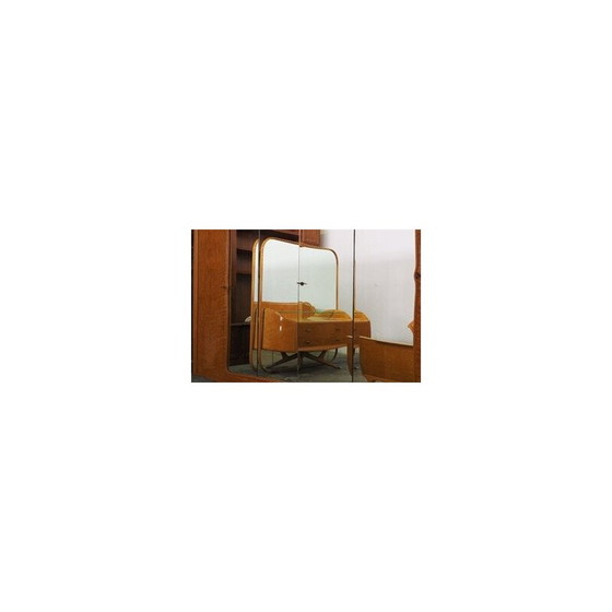 Image 1 of Vintage walnut burl bedroom set by Osvaldo Borsani, 1950