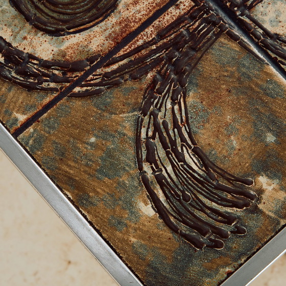 Image 1 of Mk10680 Steel And Ceramic Coffee Table