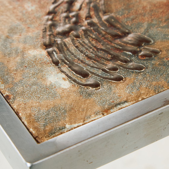 Image 1 of Mk10680 Steel And Ceramic Coffee Table