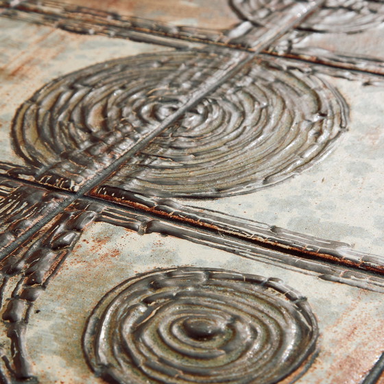 Image 1 of Mk10680 Steel And Ceramic Coffee Table