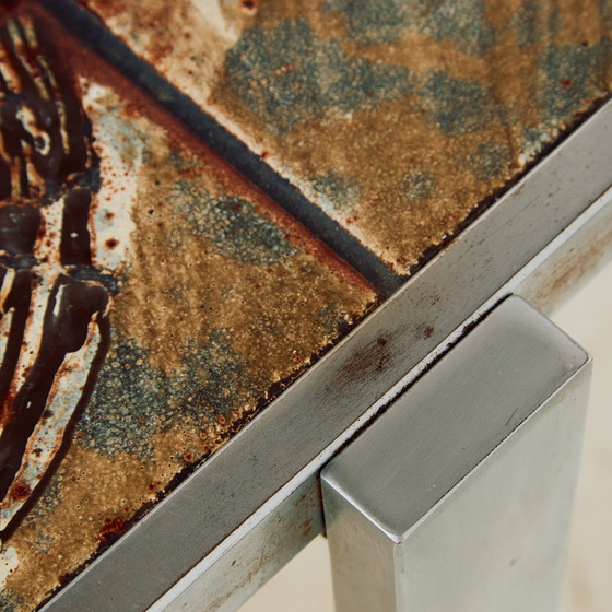 Image 1 of Mk10680 Steel And Ceramic Coffee Table