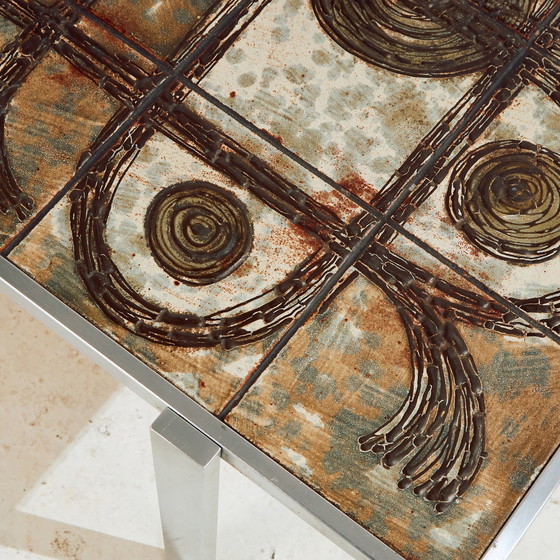 Image 1 of Mk10680 Steel And Ceramic Coffee Table