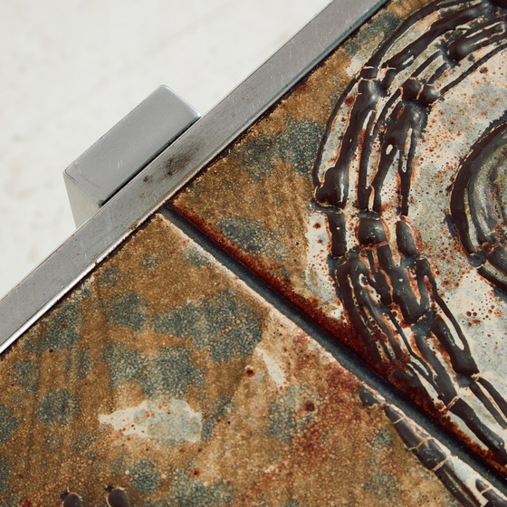 Image 1 of Mk10680 Steel And Ceramic Coffee Table