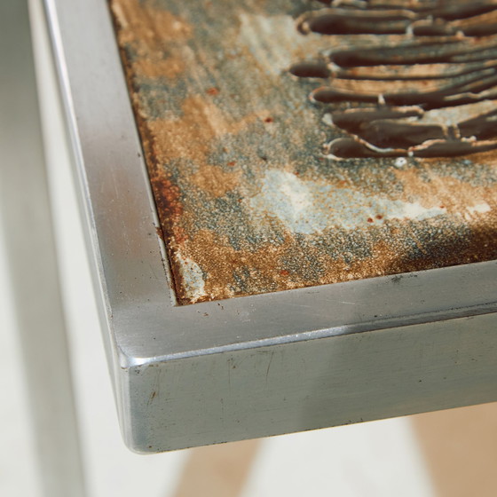 Image 1 of Mk10680 Steel And Ceramic Coffee Table