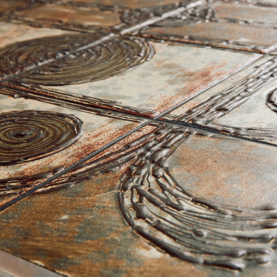 Image 1 of Mk10680 Steel And Ceramic Coffee Table