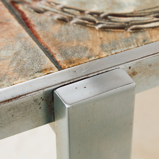 Image 1 of Mk10680 Steel And Ceramic Coffee Table