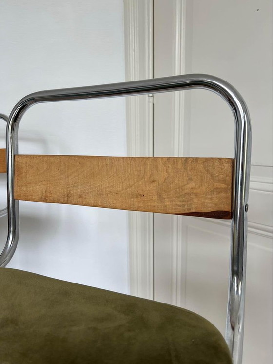 Image 1 of Duo de tabourets haut vintage