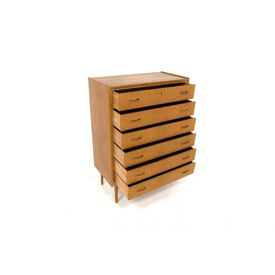 Image 1 of Cassettiera alta in teak scandinava vintage, Svezia, 1960