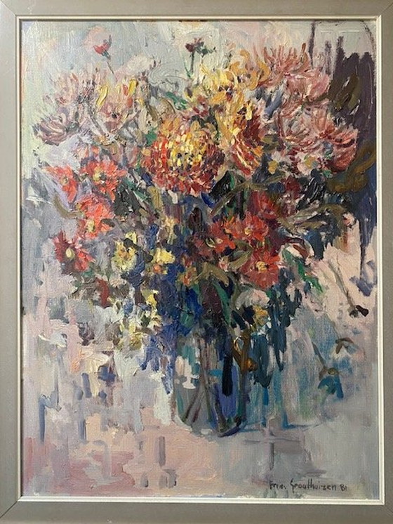 Image 1 of Frans Groothuizen - Floral Bouquet