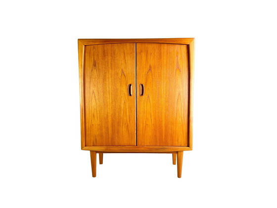 Image 1 of Mid - Century china cabinet Aco Møbler Axel Christensen teak