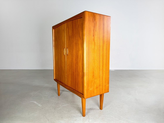 Image 1 of Mid - Century china cabinet Aco Møbler Axel Christensen teak