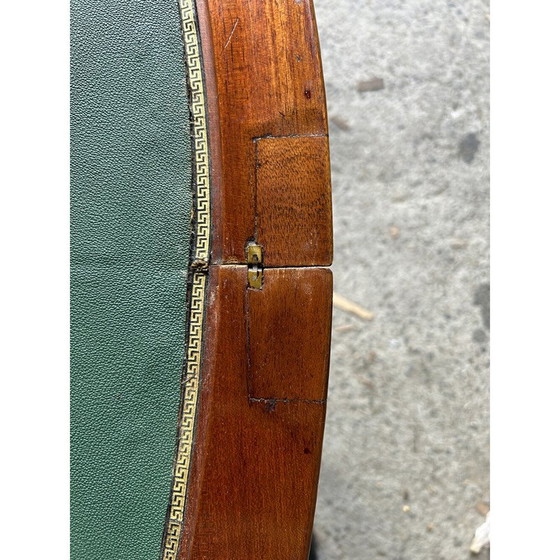 Image 1 of Vintage mahogany wood game table