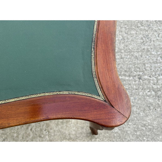 Image 1 of Vintage mahogany wood game table