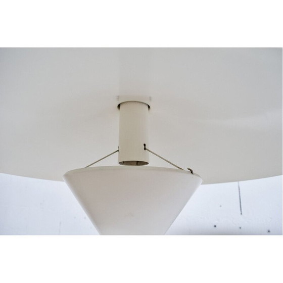 Image 1 of Vintage counterweighted ceiling light in lacquered steel by Florence Knoll for Knoll International, 1968