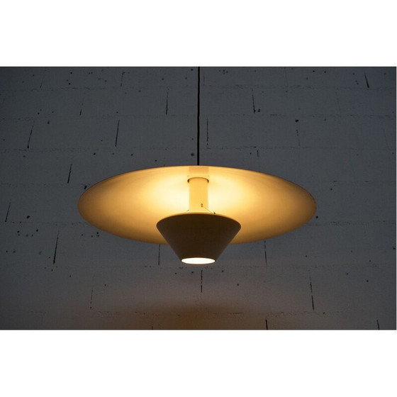 Image 1 of Vintage counterweighted ceiling light in lacquered steel by Florence Knoll for Knoll International, 1968