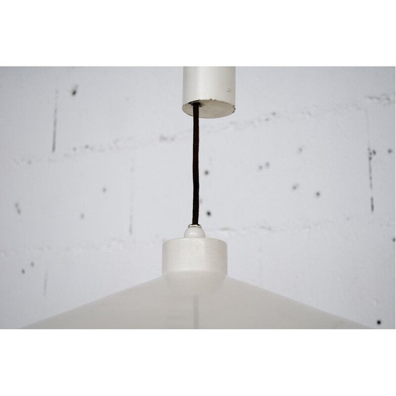 Image 1 of Vintage counterweighted ceiling light in lacquered steel by Florence Knoll for Knoll International, 1968