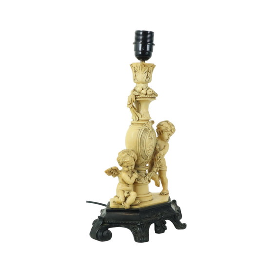 Image 1 of Italian Cherub Lamp A. Santini