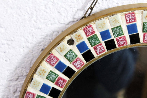 Image 1 of Specchio vintage con piastrelle, Germania anni '70 