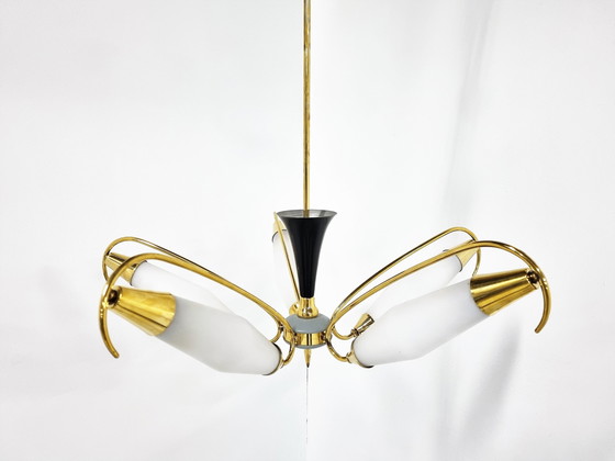 Image 1 of Mid century italian chandelier, 1960s