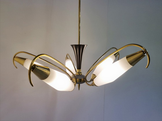 Image 1 of Mid century italian chandelier, 1960s